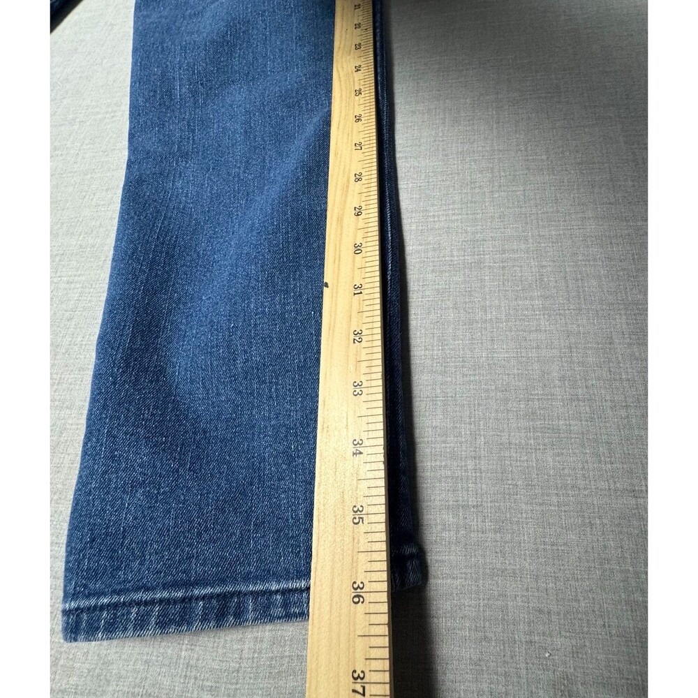 Hudson Womens Jeans Size 30 Stretch Straight Leg Cropped Medium Wash Denim - Picture 6 of 13